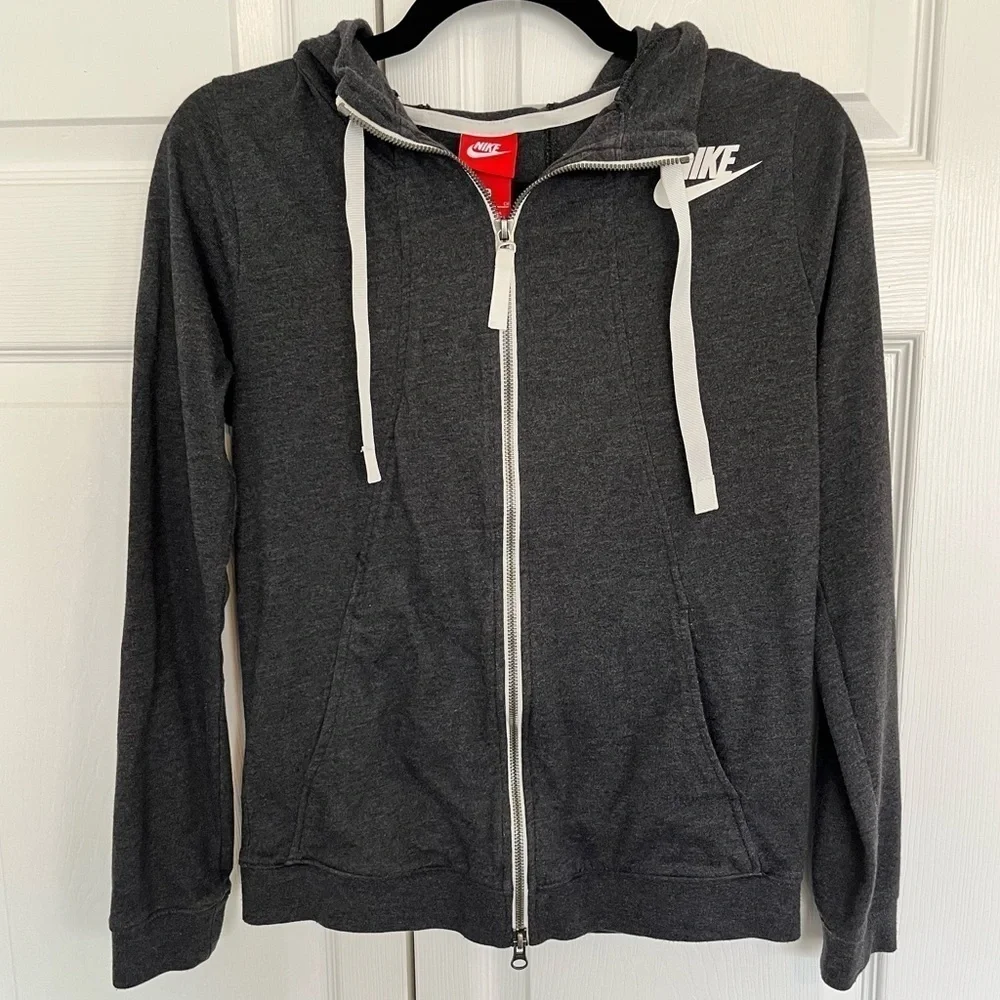 Women’s Grey Nike Full Zip Jacket Size S
